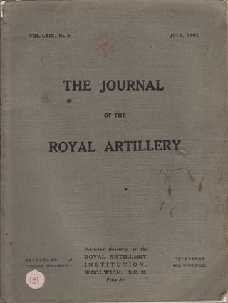 Stock ID #158360 Article in The Journal of the Royal Artillery. SIR JOHN HEADLAM