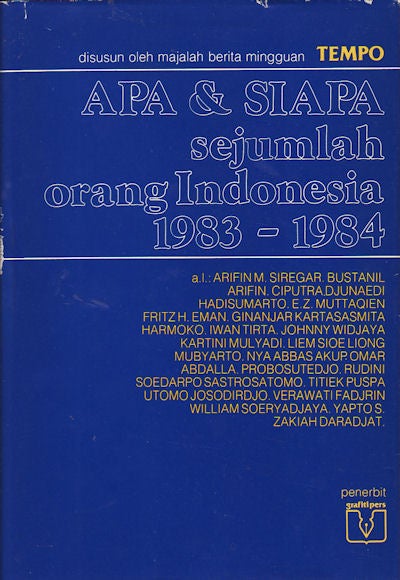 Stock ID #159513 APA & SIAPA sejumlah orang Indonesia 1983-1984.