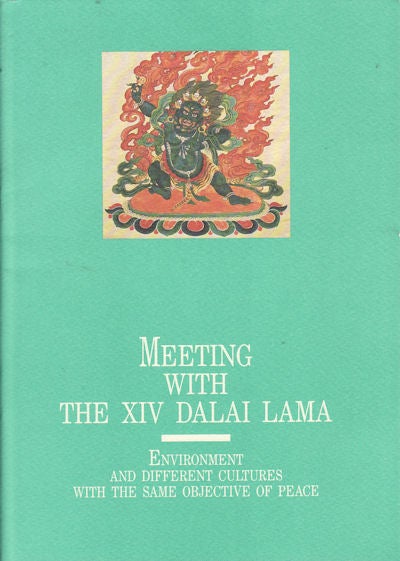 Stock ID #159557 Meeting with the XIV Dalai Lama. Environment and Different Cultures with the same Objective of Peace.