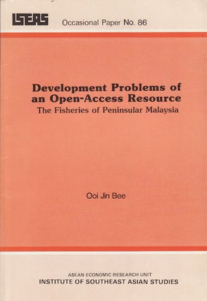 Stock ID #159986 Development Problems of an Open-access Resource : the Fisheries of Peninsular...
