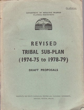 Stock ID #160065 Revised Tribal Sub-plan, 1974-75 to 1978-79. Draft Proposals. PLANNING...