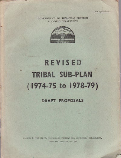 Stock ID #160065 Revised Tribal Sub-plan, 1974-75 to 1978-79. Draft Proposals. PLANNING DEPARTMENT.
