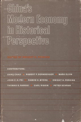 Stock ID #160296 China's Modern Economy in Historical Perspective. DWIGHT H. PERKINS
