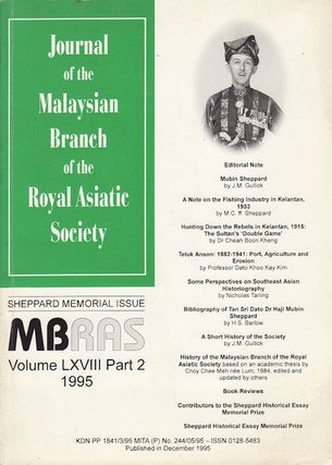 Stock ID #160342 Sheppard Memorial Issue. Journal of the Malaysian Branch, Royal Asiatic...