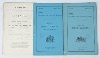 Stock ID #160744 Trade of French Indo-China. FRENCH INDO-CHINA TRADE EARLY TWENTIETH CENTURY REPORTS