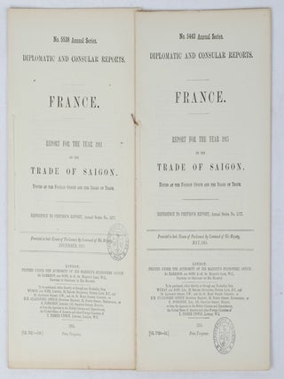 Stock ID #160745 Trade of Saigon. SAIGON - DIPLOMATIC AND CONSULAR REPORT ON TRADE