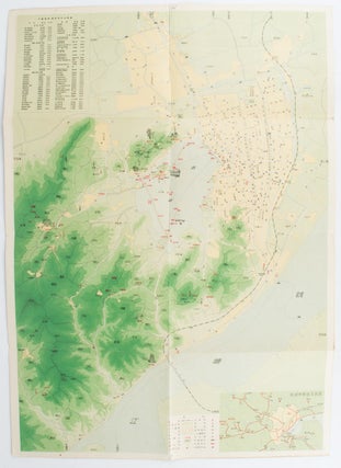 杭州游覽图. [Hangzhou you lan tu]. [Tourist Map of Hangzhou].