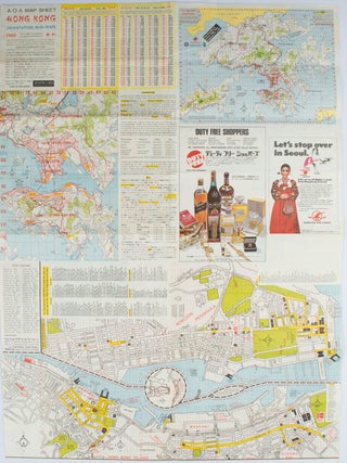 Stock ID #161881 A-O-A Map Sheet: Orientation Mini-maps. WALTER K. HOFFMAN, CARTOGRAPHER
