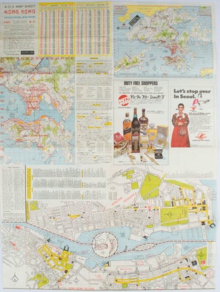 Stock ID #161881 A-O-A Map Sheet: Orientation Mini-maps. WALTER K. HOFFMAN, CARTOGRAPHER