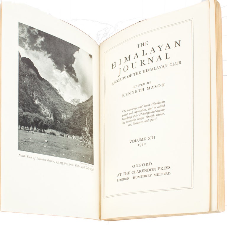 Stock ID #163095 The Himalayan Journal. Records of the Himalayan Club. KENNETH MASON.