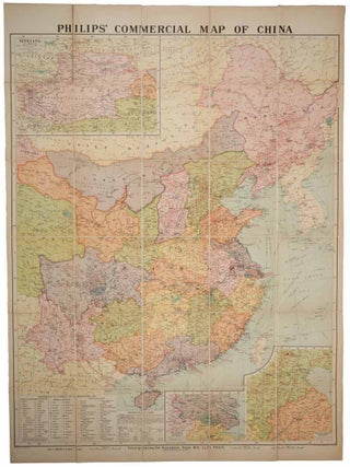 Stock ID #163521 Philips' Commercial Map of China. SIR ALEXANDER HOSIE