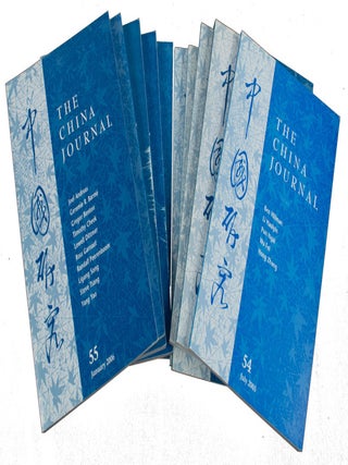 Stock ID #163774 The China Journal. Issues no. 50-59 (2003: July - 2008: January)...