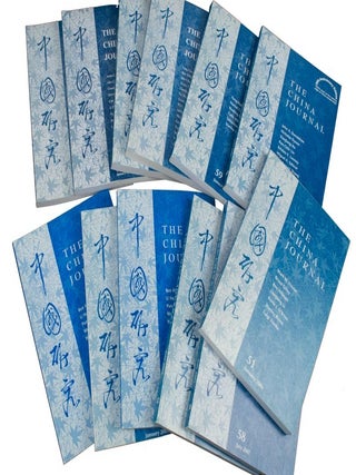 Stock ID #163779 The China Journal. Issues no. 51-61, 64- 66 (2004: January - 2011: July)...