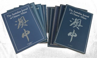Stock ID #163783 The Australian Journal of Chinese Affairs. Issue no.7-10, 12, 14-18 (1982:...