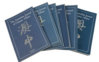 Stock ID #163786 The Australian Journal of Chinese Affairs. Issue no.14-19/20 (1985: July - 1988:...