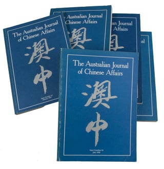 Stock ID #163787 The Australian Journal of Chinese Affairs. Issue no.22, 24, 25, 27, 28 (1989:...