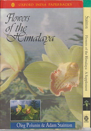 Stock ID #163981 Flowers of the Himalaya with Supplement Volume. OLEG AND ADAM STAINTON POLUNIN