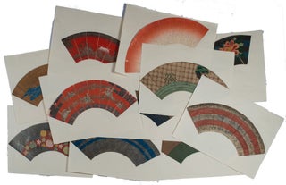 Stock ID #164294 [扇絵] [Ōgie] [A Collection of Handpainted Design Templates for Paper...