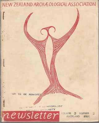Stock ID #164592 New Zealand Archaeological Association Newsletter. Vol.3 No.2. R. J AND W....