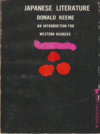 Stock ID #165173 Japanese Literature. An Introduction for Western Readers. DONALD KENNE