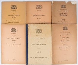 Stock ID #165200 Report of the Director, Archaeological Survey, Burma. (1955: September - 1965:...