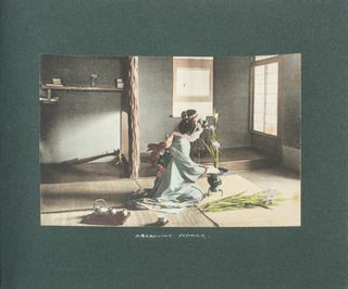 Stock ID #165567 Album of Japanese Photographs. MEIJI ERA PHOTOGRAPHS IN ALBUM