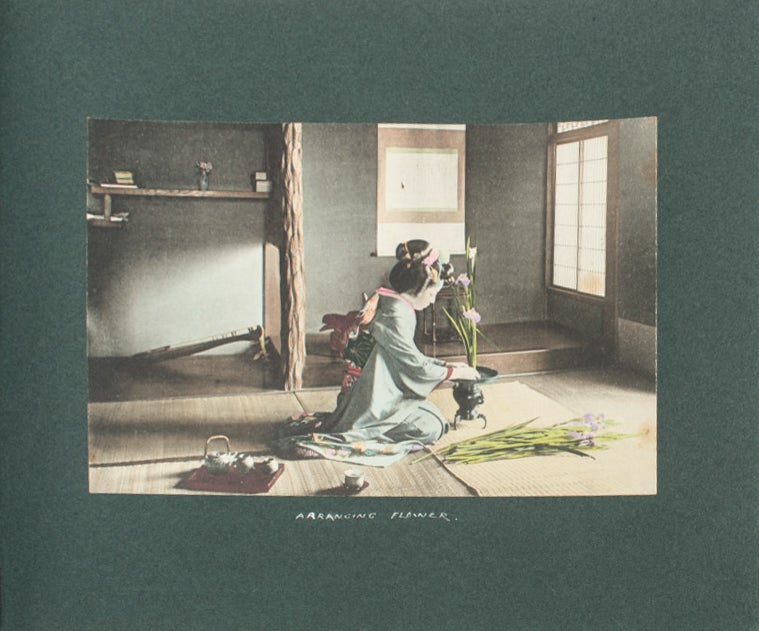 Stock ID #165567 Album of Japanese Photographs. MEIJI ERA PHOTOGRAPHS IN ALBUM.