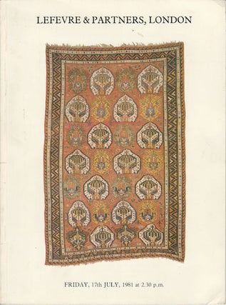 Stock ID #169330 Rare oriental carpets and rugs, kilims and flatweaves. LEFEVRE, PARTNERS