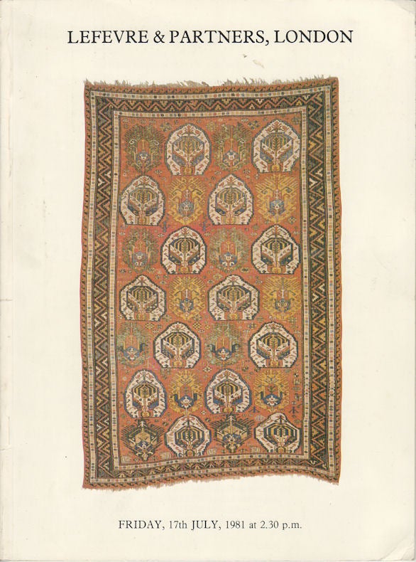 Stock ID #169330 Rare oriental carpets and rugs, kilims and flatweaves. LEFEVRE, PARTNERS.