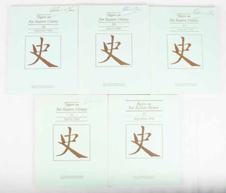 Stock ID #169395 Papers on Far Eastern History. Issue no.38-42 (1988: September - 1990:...