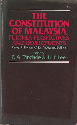 Stock ID #169586 The Constitution of Malaysia. Further Perspectives and Developments. Essays in...