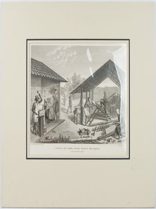 Stock ID #170095 Coupang: Ile Timor. Divers Travaux Mecanique. (Various Occupations at Work)....