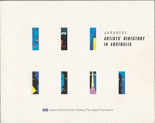 Stock ID #170492 Japanese Artist's Directory In Australia. MASAFUMI KONOMI