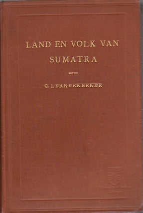 Stock ID #170938 Land en Volk van Sumatra. C. LEKKERKERKER