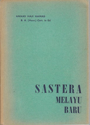 Stock ID #170956 Sastera Melayu Baru. ANNAS HAJI AHMAD