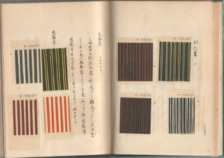 温古セン彙. [Onko Sen'i]. [A Collection of Japanese Traditional Dyed Fabrics].