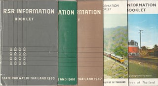 Stock ID #171821 State Railway of Thailand Information Booklets. 1965-1969. THAI RAILWAYS