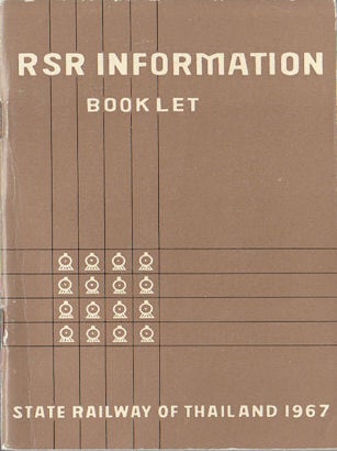 Stock ID #171824 RSR Information Booklet. 1967