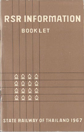 Stock ID #171824 RSR Information Booklet. 1967