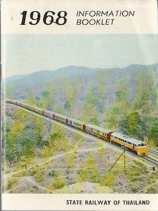 Stock ID #171826 1968 Information Booklet. THAI RAILWAYS