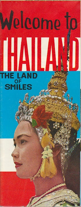 Stock ID #171860 Welcome to Thailand. The Land of Smiles. 1960S FOLDING TOURISM PAMPHLET.