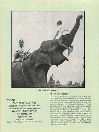 Thailand. Elephant Round-Up at Surin.