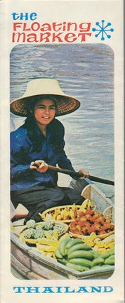 Stock ID #171863 The Floating Market. Thailand. 1965 THAI TOURISM PAMPHLET
