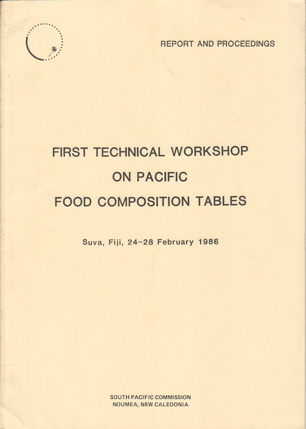 Stock ID #171939 First Technical Workshop on Pacific Food Composition Tables. HEATHER GREENFIELD, JACQUI BADCOCK.