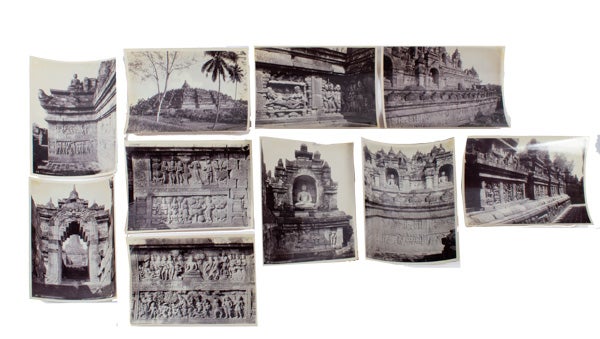 Stock ID #172252 10 Original Photographs of Borobudur c1900s. O. KURKDJIAN.