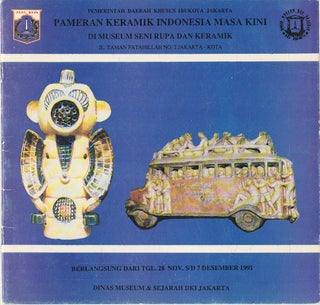 Stock ID #172308 Pameran Keramik Indonesia Masa Kini di Museum Seni Rupa dan Keramik. DIRMAN...
