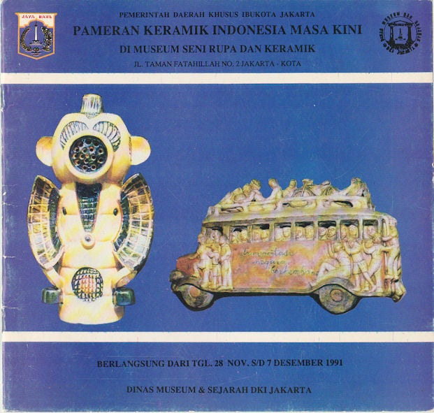 Stock ID #172308 Pameran Keramik Indonesia Masa Kini di Museum Seni Rupa dan Keramik. DIRMAN SURACHMAT, COORDINATOR.