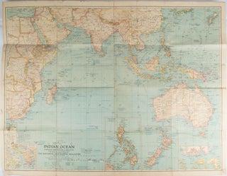 Stock ID #172353 National Geographic: Map of Indian Ocean including Australia, New Zealand and...