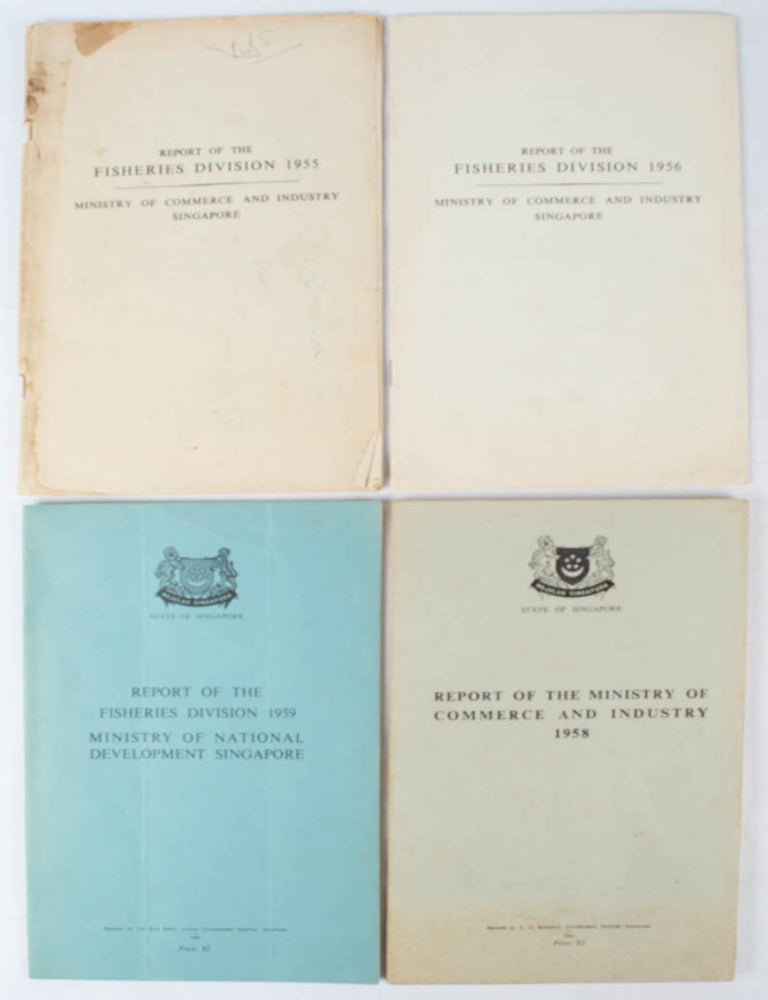 Stock ID #172471 Report of the Fisheries Division. SINGAPORE FISHERIES.