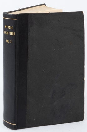 Stock ID #172890 Mysore Gazetteer. Compiled for Government. Volume III. Economic. C. HAYAVADANA RAO